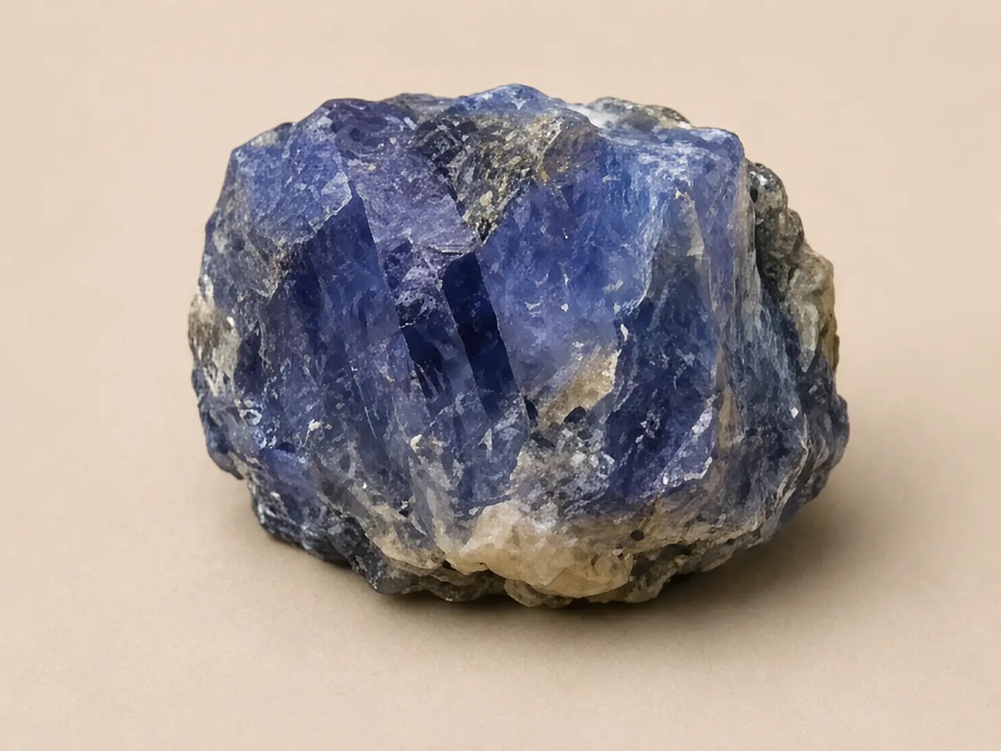 Blauwviolet mineraalprofiel van tanzaniet