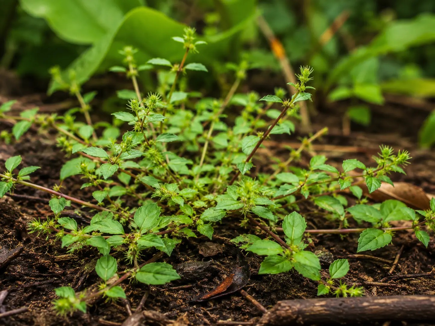 Botanische impressie van Temeku (Cyathula prostrata)